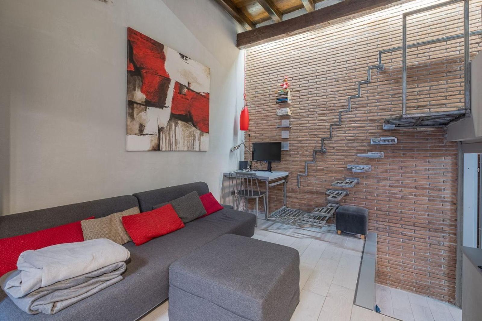 Spagna Square 200Mt - Loft 4Px - Center Rome - Private Access - Piazza Del Popolo Eksteriør bilde